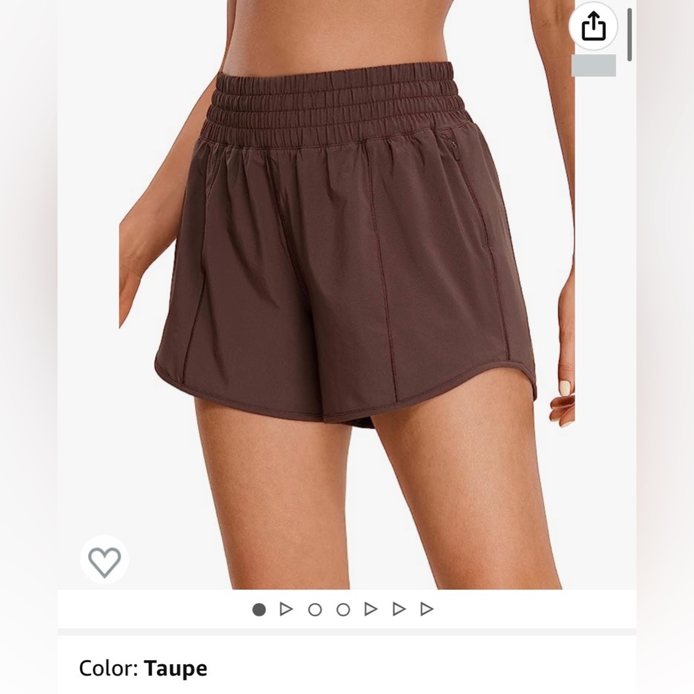 CRZ YOGA High Waisted Running Shorts 2.5”